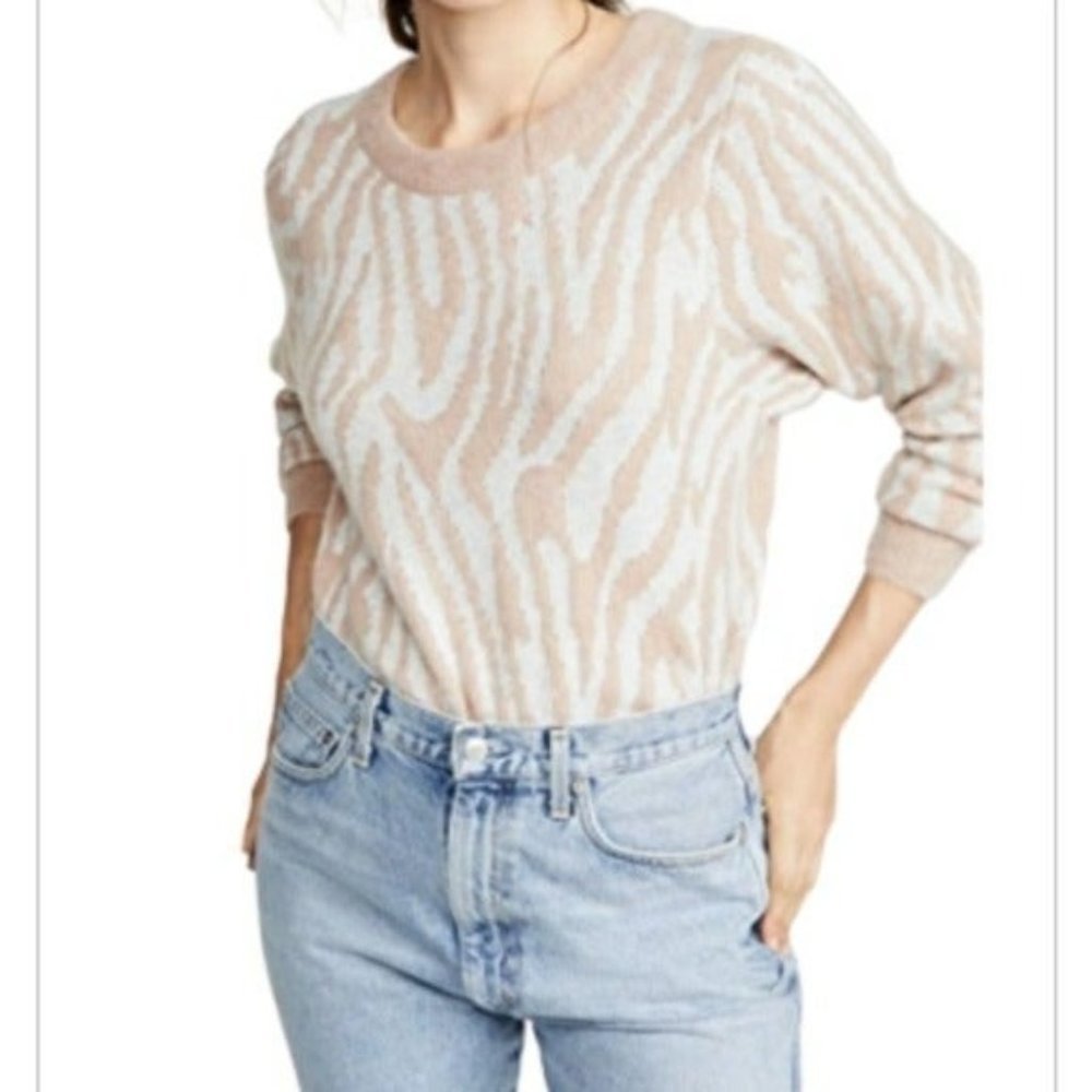 Rebecca TAYLOR TIGER STRIPE PULLOVER SWE